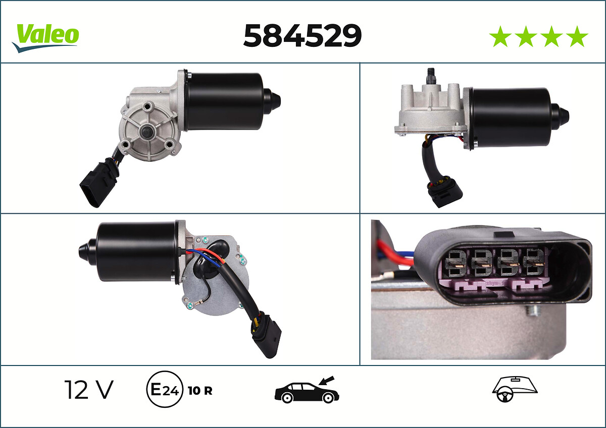 Moteur d'essuie-glace VALEO 584529